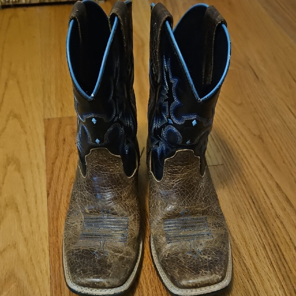 Ariat Dark Brown Leather Kid Boots